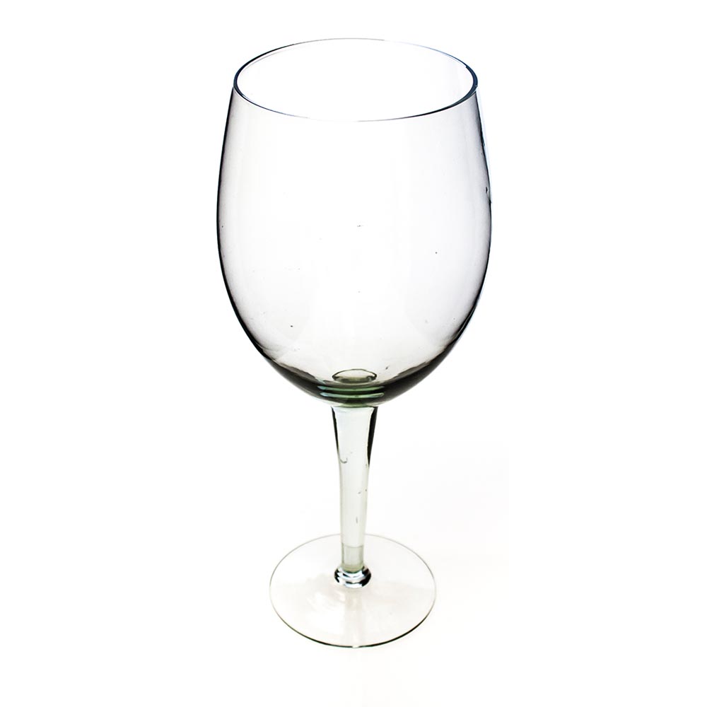 Oversize red wine glass