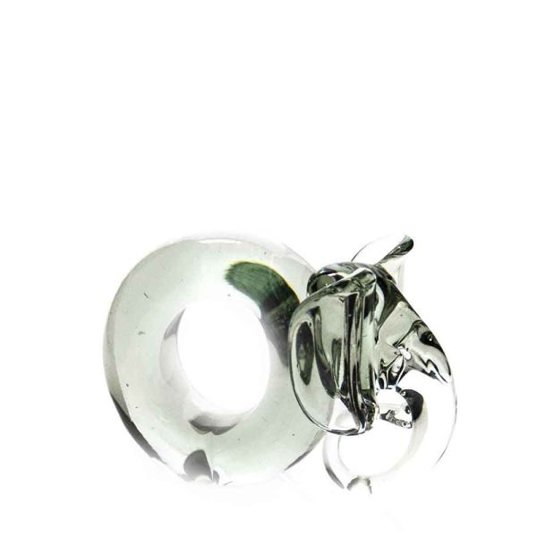 Mini Elephant Glass Napkin Ring