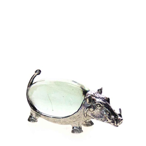 Small Oval Warthog Pewter body